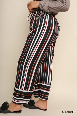 Striped Drawstring Trouser