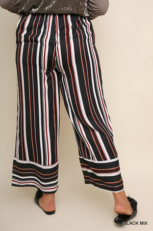 Striped Drawstring Trouser